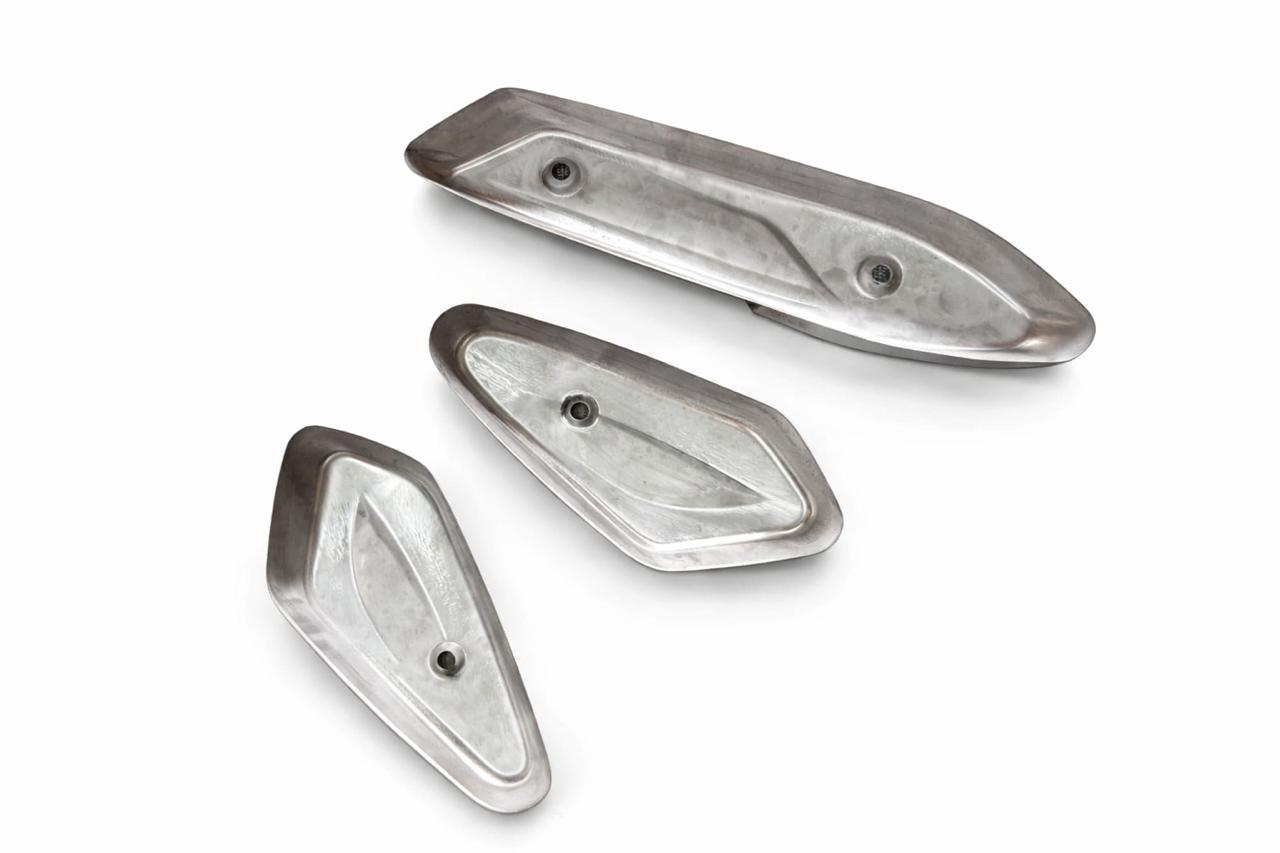 Activa Chrome Side Body Logo / Emblem Cover Set