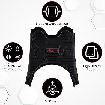 Premium 7D Floor Foot Mat for Honda Activa 6G