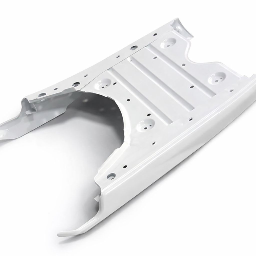 Heavy-Duty Floorboard  Assembly | Perfect Fit for Activa 3G / 4G / 5G / HET / 110cc (White)