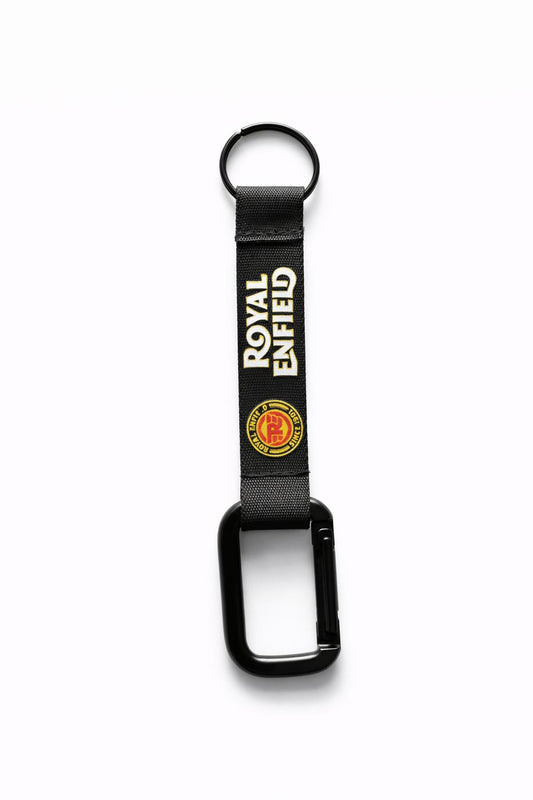 Royal Enfield Premium Fabric Keychain with Metal Hook