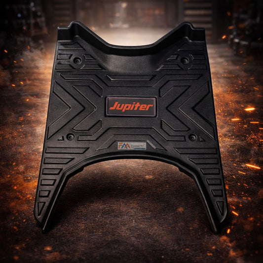 7D PVC Rubber Floor Foot Mat for TVS Jupiter 113