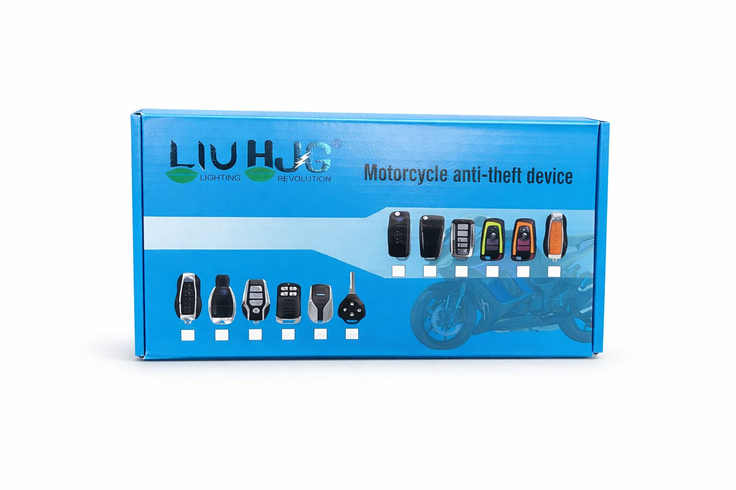 HJG Two-Wheeler Anti-Theft Security Alarm System with Remote
