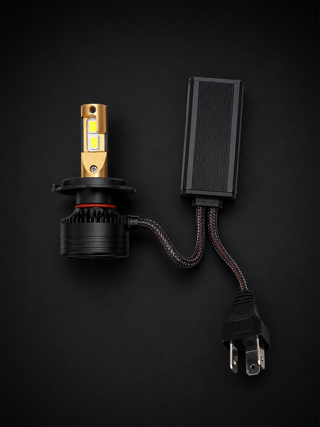 Orange Lights 100W Smart APP-Controlled Multi-Colour LED Headlight