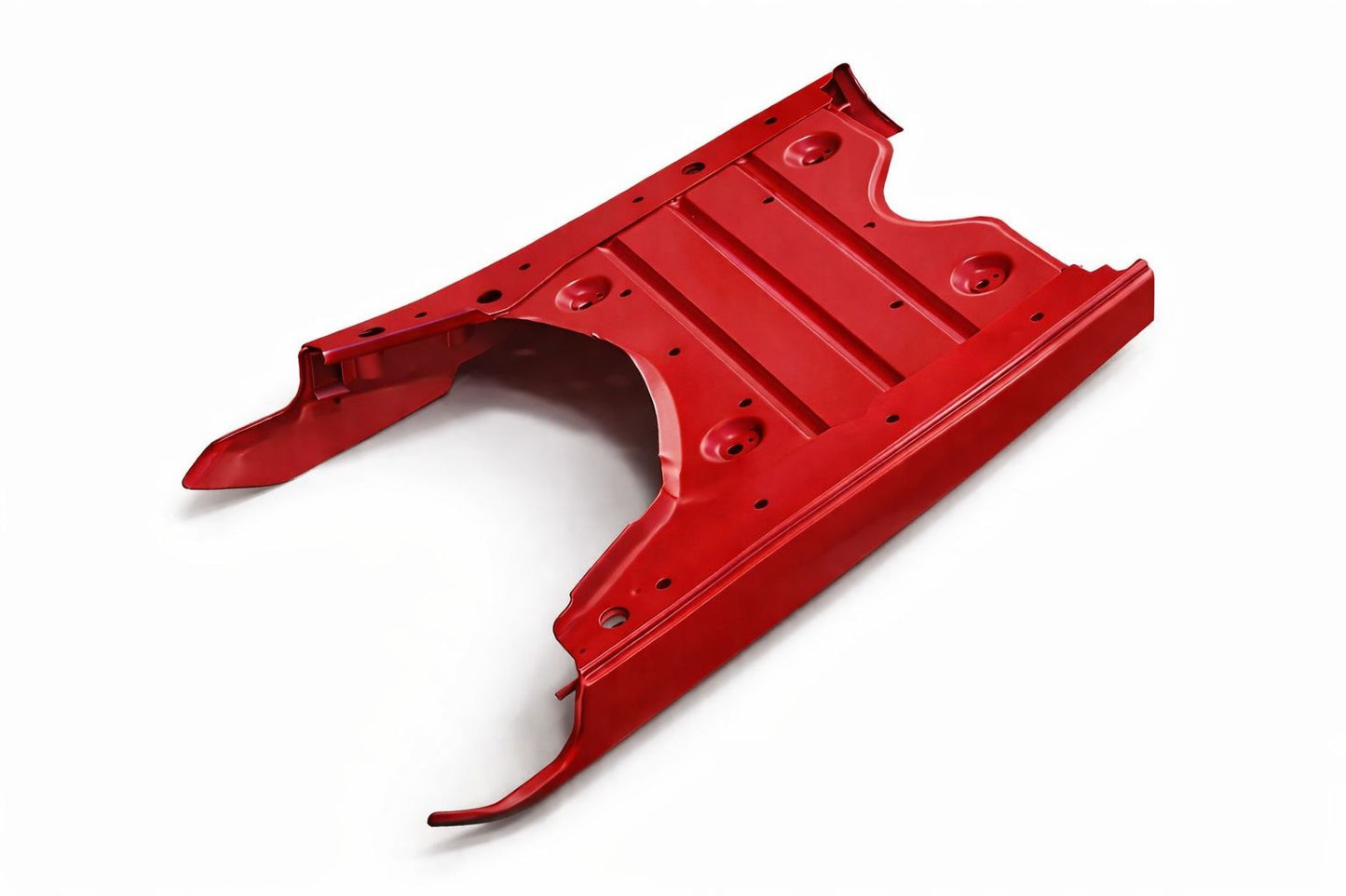 Heavy-Duty Floorboard  Assembly | Perfect Fit for Activa 3G / 4G / 5G / HET / 110cc (Red)