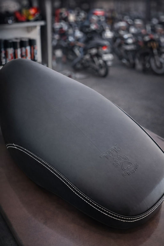 Scooty Charcoal Black Non-Scratch Seat Cover
