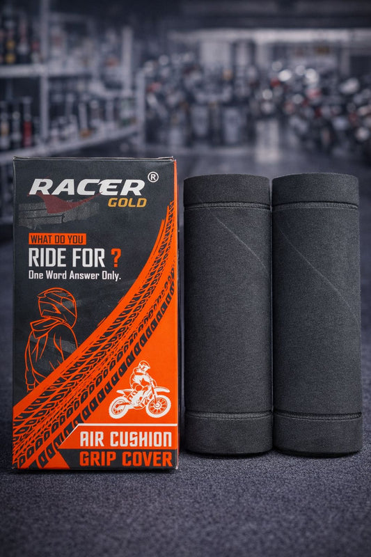 Racer Gold Air Cushion Grip Cover – Black