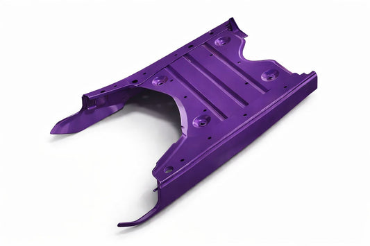 Heavy-Duty Floorboard  Assembly | Perfect Fit for Activa 3G / 4G / 5G / HET / 110cc (Purple)