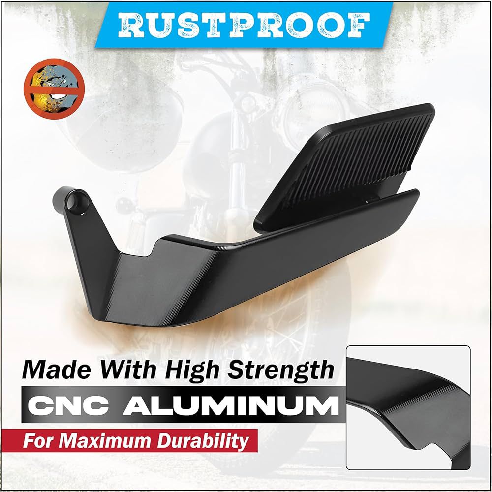 Stealth Wing Design Bike Rear View Mirrors – Premium CNC Aluminum | 180° Adjustable