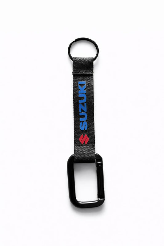 Suzuki Premium Fabric Keychain with Metal Hook