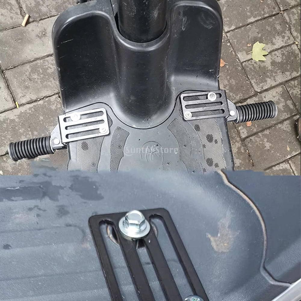 Universal Folding Footrest Set for Scooters (Left & Right)