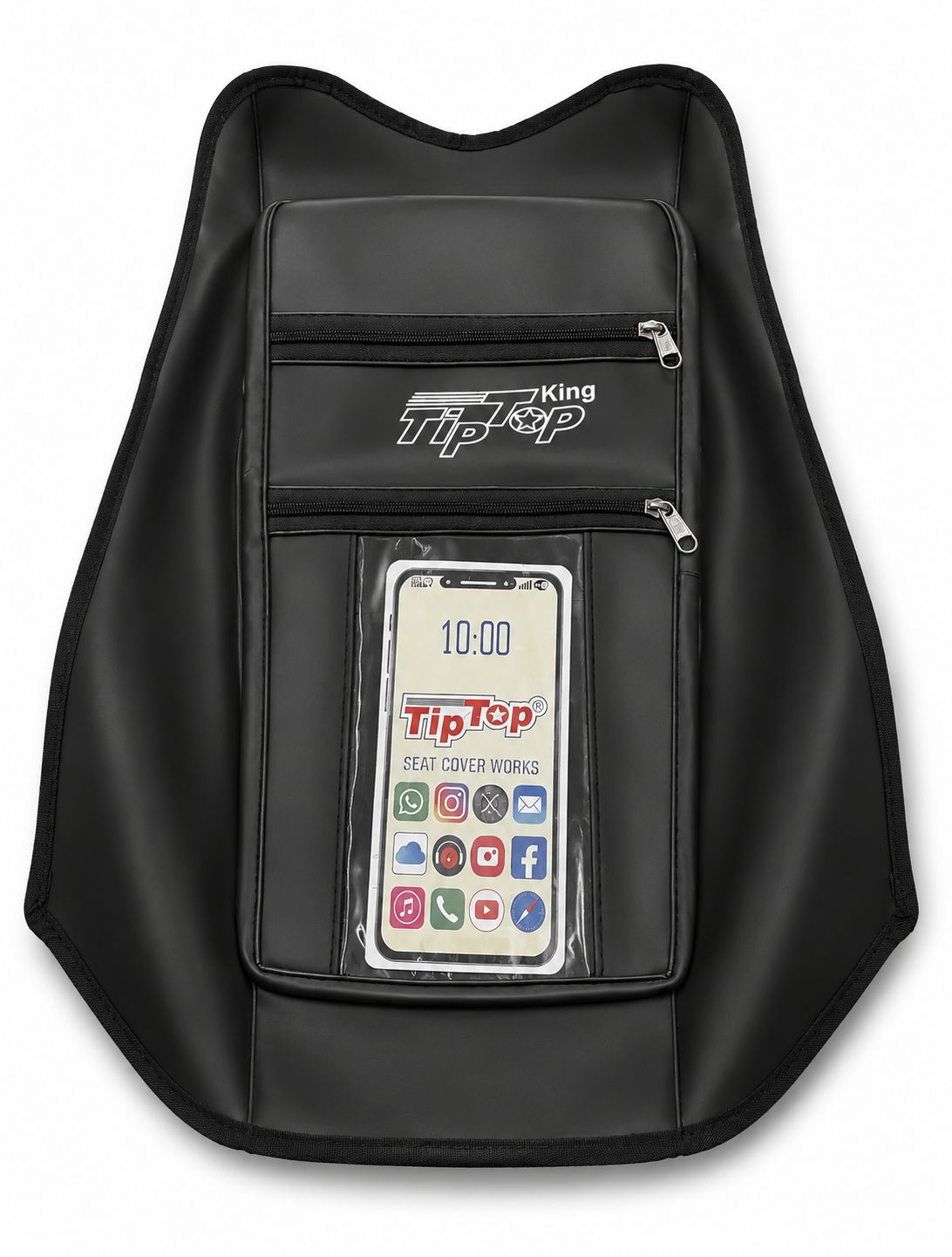 Universal Full Tank Cover – Waterproof Rain Cover with Touchscreen Mobile Holder