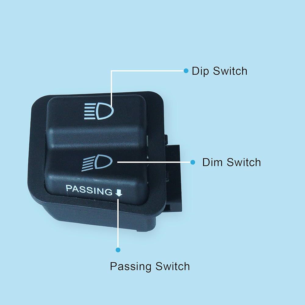 Dim & Passing Light Switch for Scooter