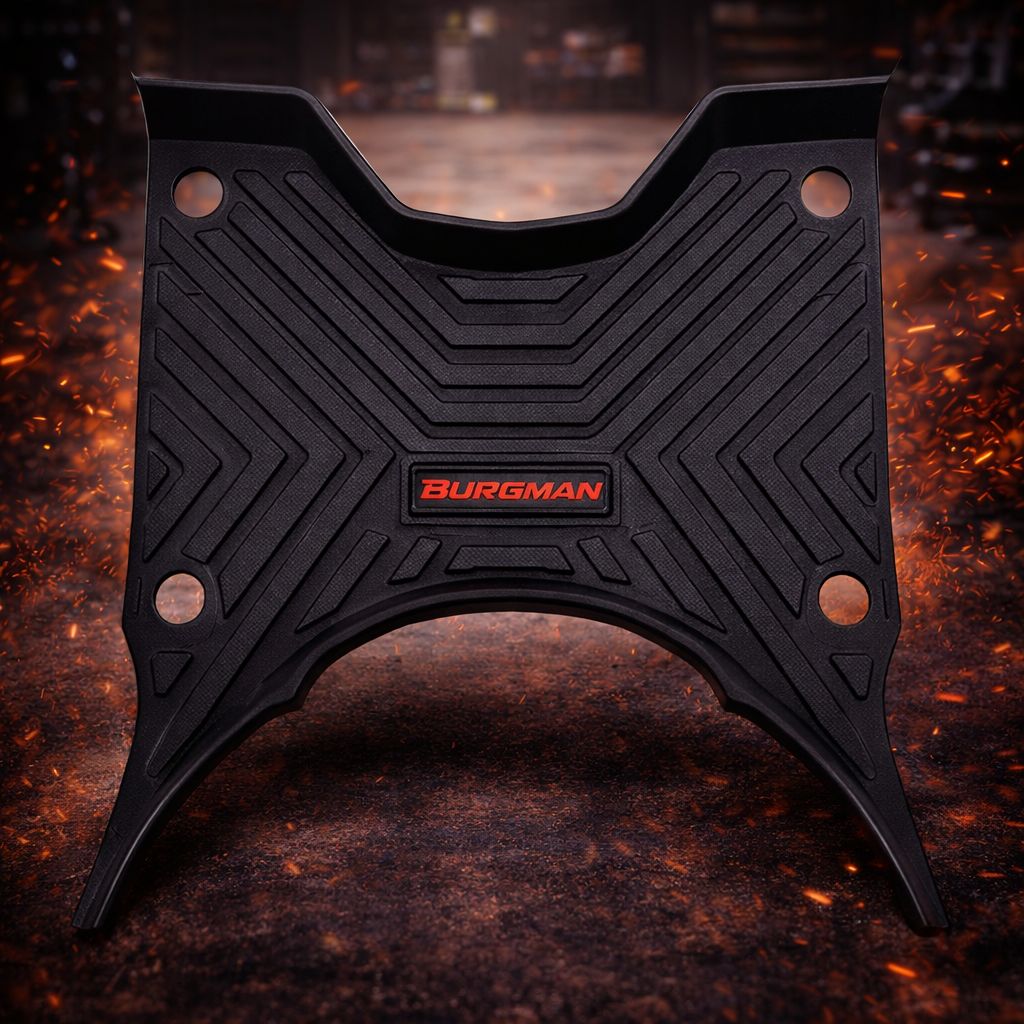 7D PVC Rubber Floor Foot Mat for Suzuki Burgman Street (BS4 & BS6)