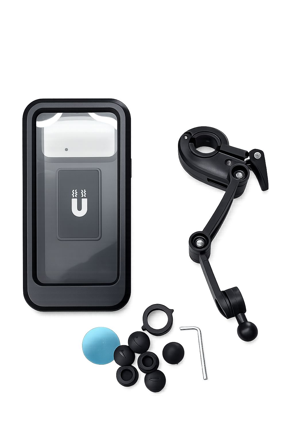 Universal Waterproof Magnetic Mobile Holder – Height Adjustable