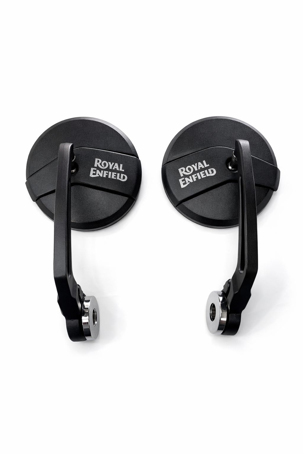 Premium Bar End Mirrors for Royal Enfield (Chrome Finish)