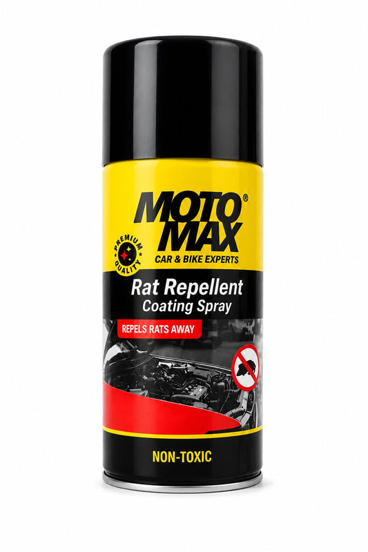 Moto Max Rat Repellent Coating Spray for Car & Bike | Non-Toxic Anti Rat Protection Spray