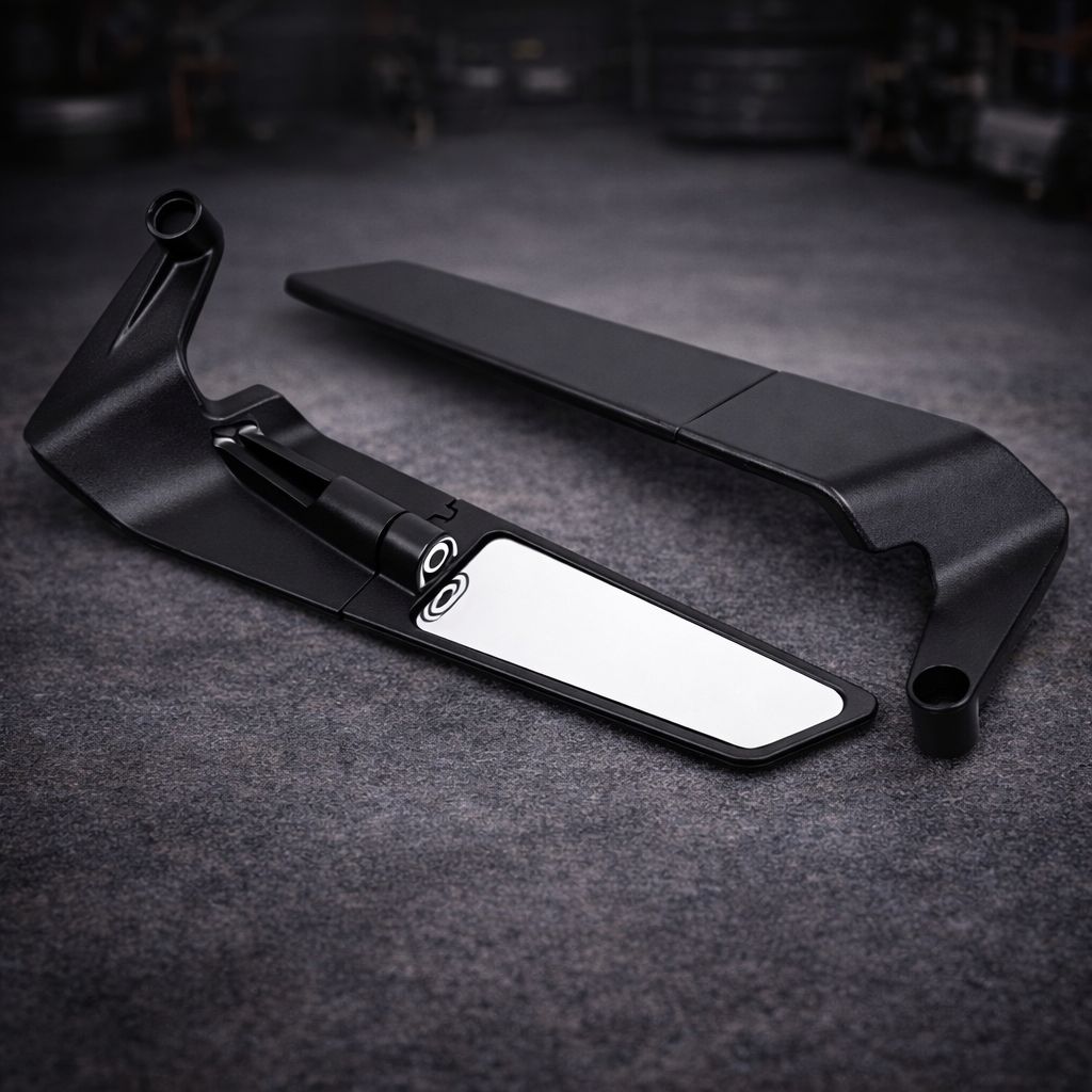 Universal Racing Style Rear View Mirrors (Pair)