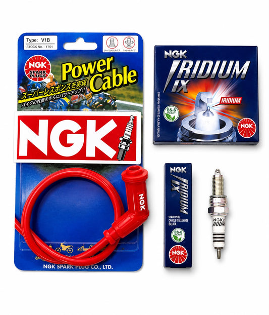 NGK Performance Ignition Combo Kit – NGK Iridium Spark Plug + NGK Power Cable