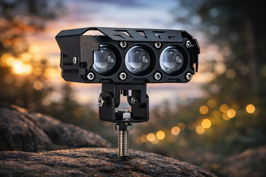 High Power 3 -Lens LED Auxiliary Light (Waterproof)