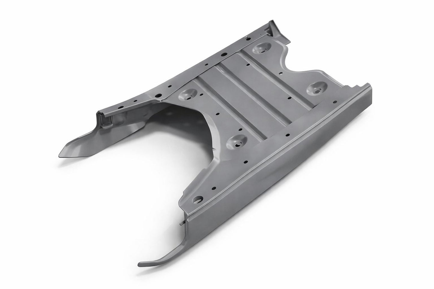 Heavy-Duty Floorboard  Assembly | Perfect Fit for Activa 3G / 4G / 5G / HET / 110cc (Mat Silver)